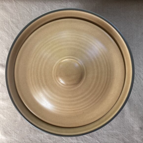 Pfaltzgraff Folk Art #507 Large Canister with Lid, Stoneware Farmhouse Country - Picture 4 of 9